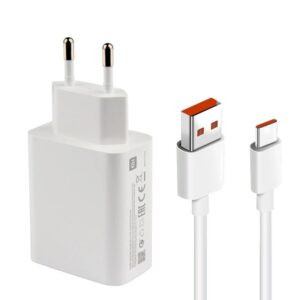 شارژر دیواری شیائومی مدل MDY-11-EZ _TURBO به همراه کابل تبدیل USB-C